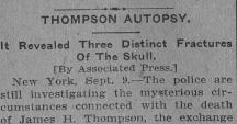 Thompson Autopsy