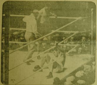 Gene Tunney and Jack Dempsey   