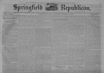 SPRINGFIELD WEEKLY REPUBLICAN