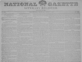 NATIONAL GAZETTE AND LITERARY REGISTER