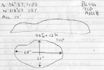 Measurements for Blow Top Arch