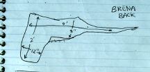 Detailed measurements of Brena Arch