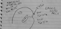 Measurements for Eagle Head Arch