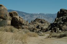 Looking east from Gunga Din Historic Plaque