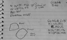 Measurements for Gunga Din Arch
