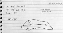 Measurements for Hunt Arch