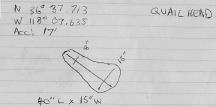 Measurements for Quail Head Arch