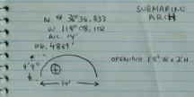 Measurements for Submarine Arch