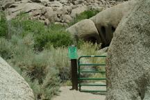 Gate to Tuttle Creek Arch