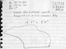 Measurements for Natural Bridge