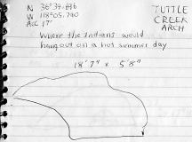 Measurements for Natural Bridge