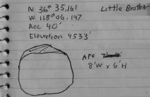 Measurements for Little Brother Arch