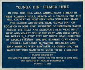 Gunga Din Historic Plaque