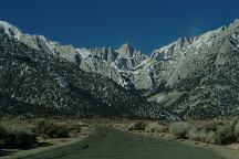 Road to Lone Pine Campground