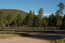 Corrals at Pueblo Park Campground