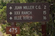 Juan Miller Road at junction of Hwy191