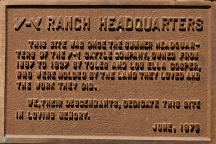 Plaque at KP Cienega Campground