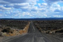 Road 6151 Towards Christmas Valley Sand Dunes