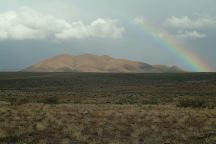 Rainbow views looking east