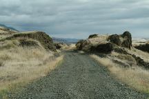 Road west from Fruit Stand