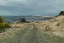 Road west from Fruit Stand