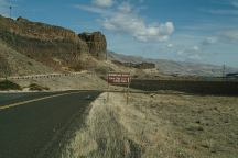 Sign for John Day Dam and Railroad Island