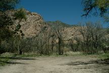 Camp and Trailhead on the first road...