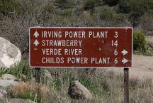 Sign on Fossil Creek Road