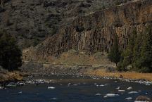 Crooked River from Devils Post Pile Campground