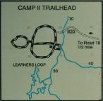 Map of Camp II Trailhead