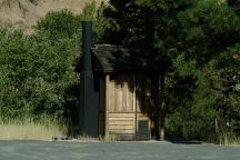 Outhouse at Chewaucan Crossing Campground