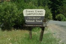 Drews Creek Campground Sign