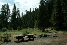 Picnic Table at Mud Creek Campground