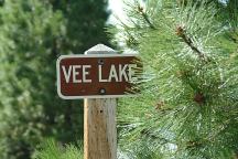 Sign at Vee Lake