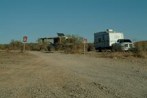 Camp area south from Lake Havasu City