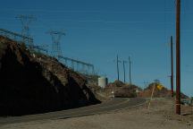 Road on west side of Parker Dam