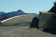 Spur road on west side of Parker Dam