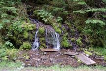 Natural mountain spring