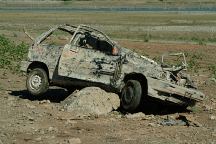 Vehicle at the North Boat Ramp