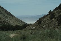 Looking east towards Owens Lake