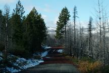 Snow on Road 1210