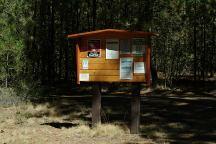 Information Sign at Lava Flow Campground