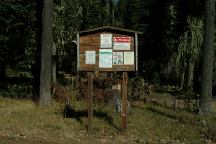 Information Sign at Lost Lake Campground