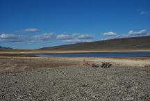 Campsite on west shore of Mann Lake