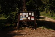 Information Board at Cave Lake