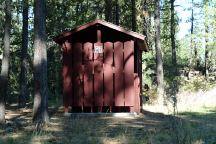 Outhouse at Lava Camp