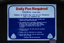 Fee Area at Barlow Crossing Campground
