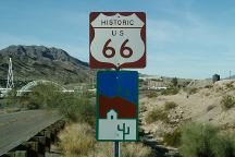 Historic Route 66 towards Havasu NWR