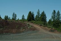 Road to top of cinder pit