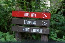 Sign at Hoh-Oxbow Campground